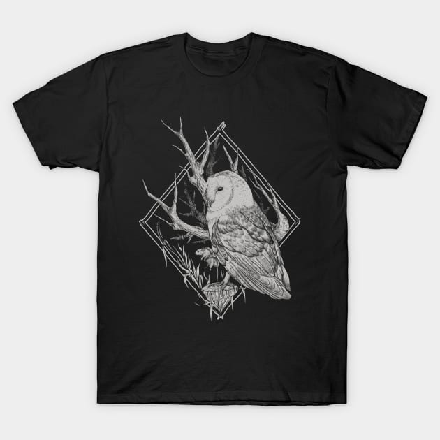 Owl T-Shirt by Chmurzasty